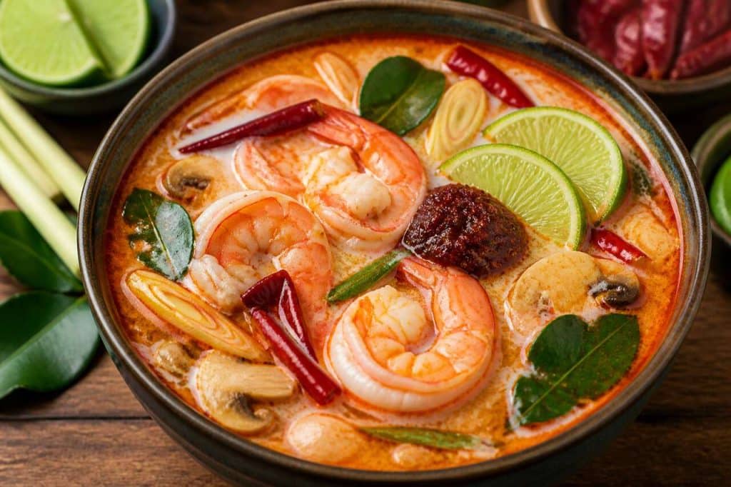 Recette du tom yum goong : la soupe de crevettes épicée thaïlandaise