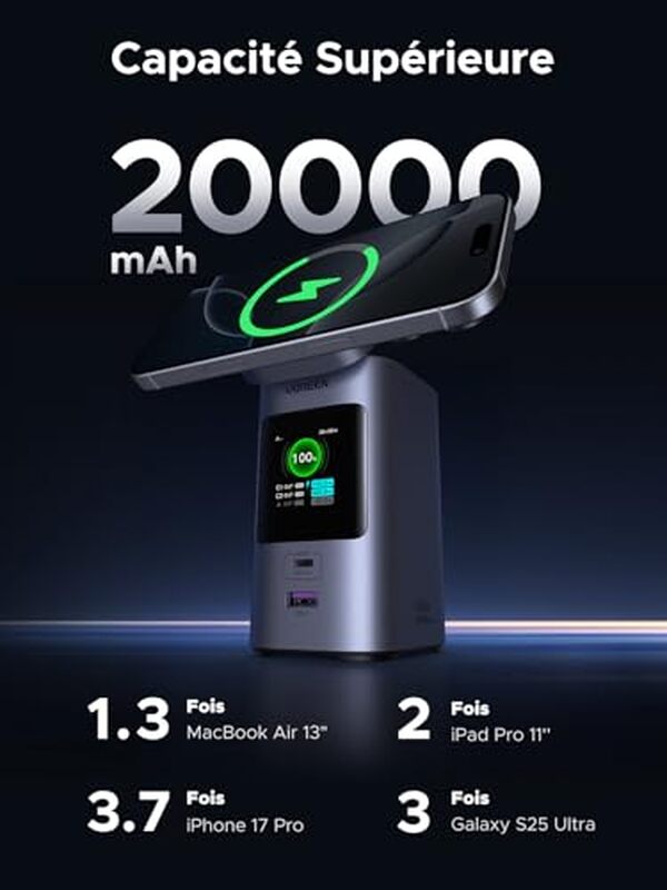 Découvrez notre test détaillé de la batterie UGREEN Nexode 145W : puissance, compatibilité et performance pour tous vos appareils mobiles. 