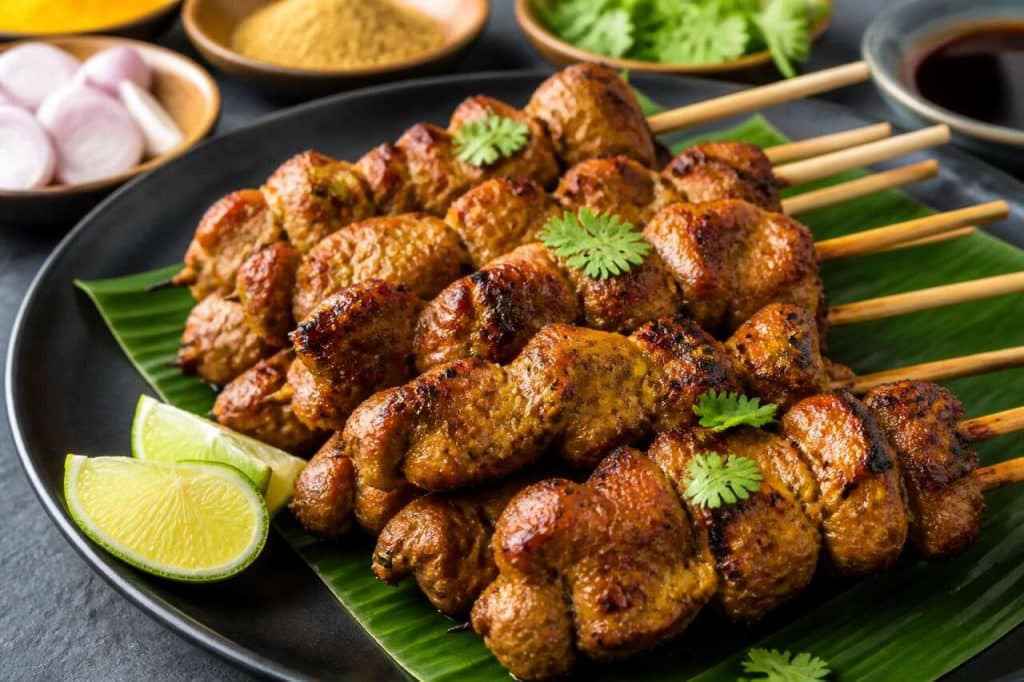 Recette de brochettes de porc grillé à la thaïlandaise
