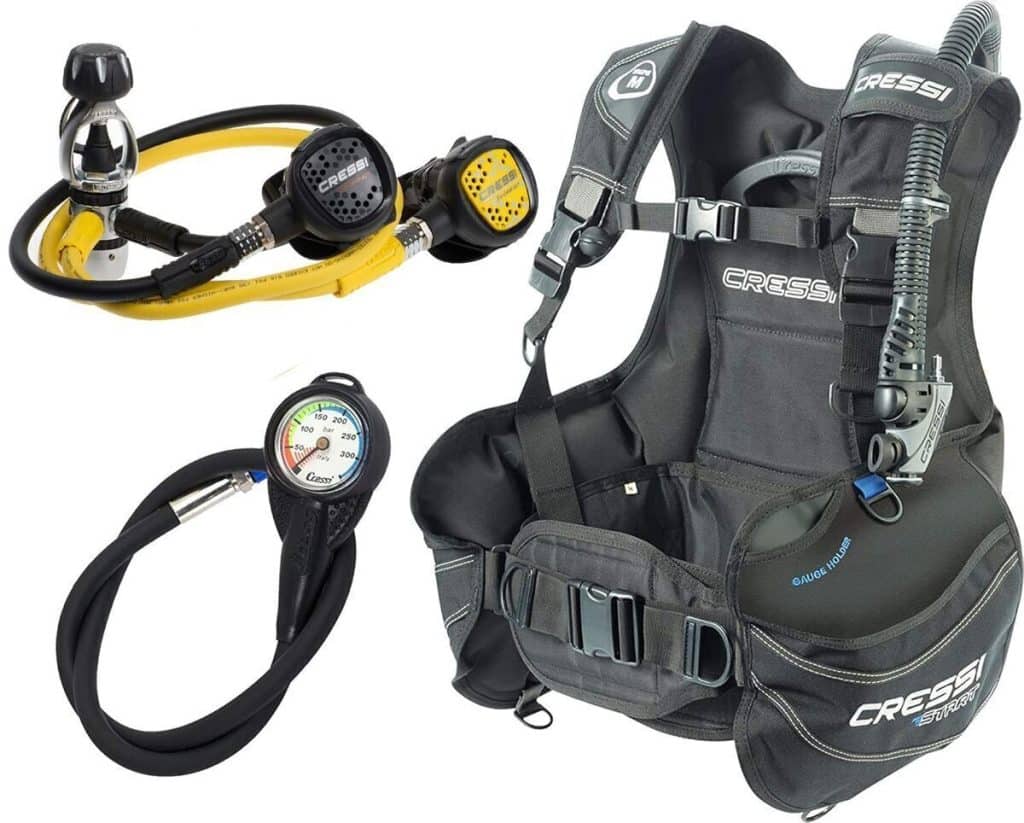 Test : cressi Sub S.p.A.  set de plongée noir taille XL