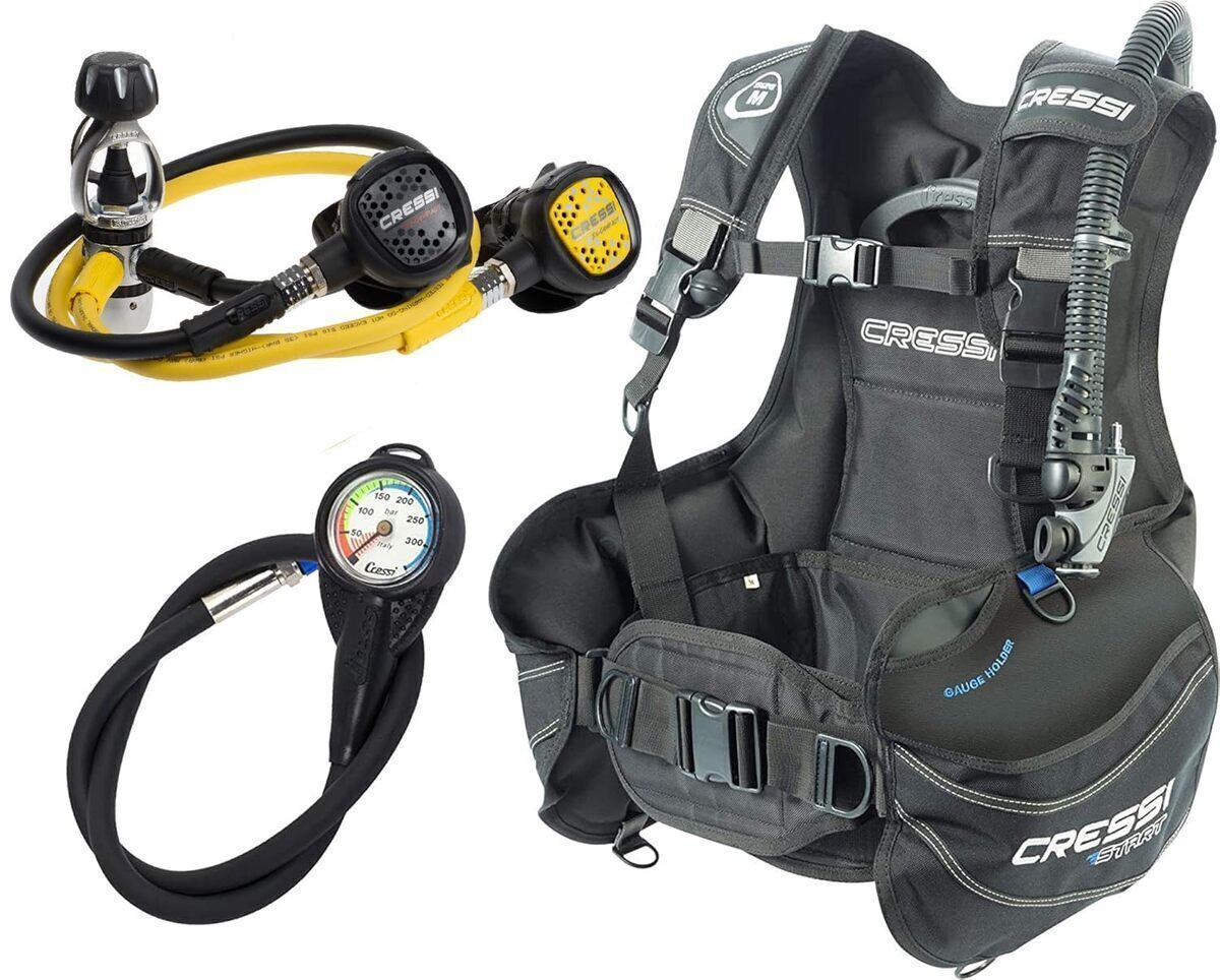 Test : cressi Sub S.p.A. set de plongée noir taille XL