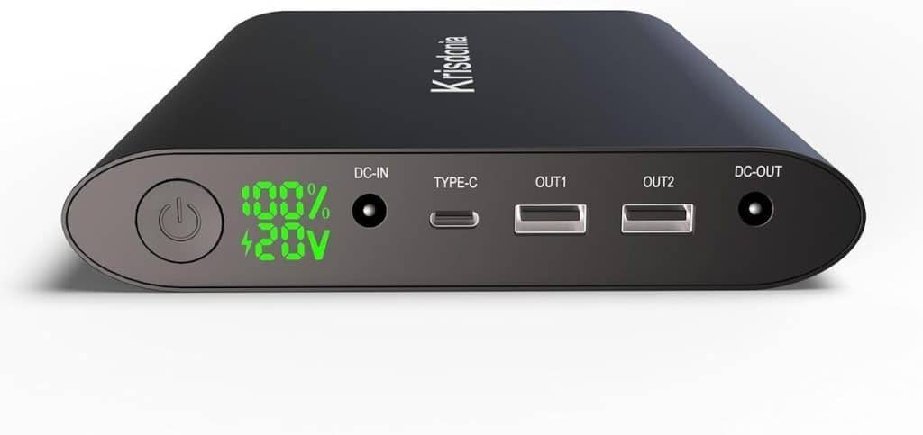 Test de la batterie externe Krisdonia 50000mAh : performance et polyvalence