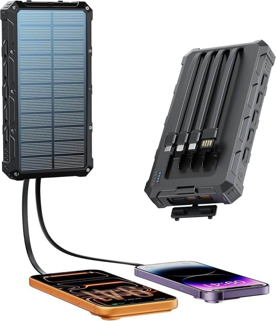 Test du chargeur solaire 20 000 mAh : puissance et praticité