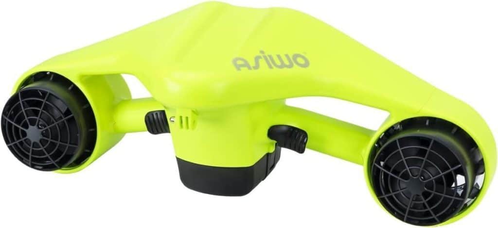 Test scooter sous-marin Asiwo Manta vert