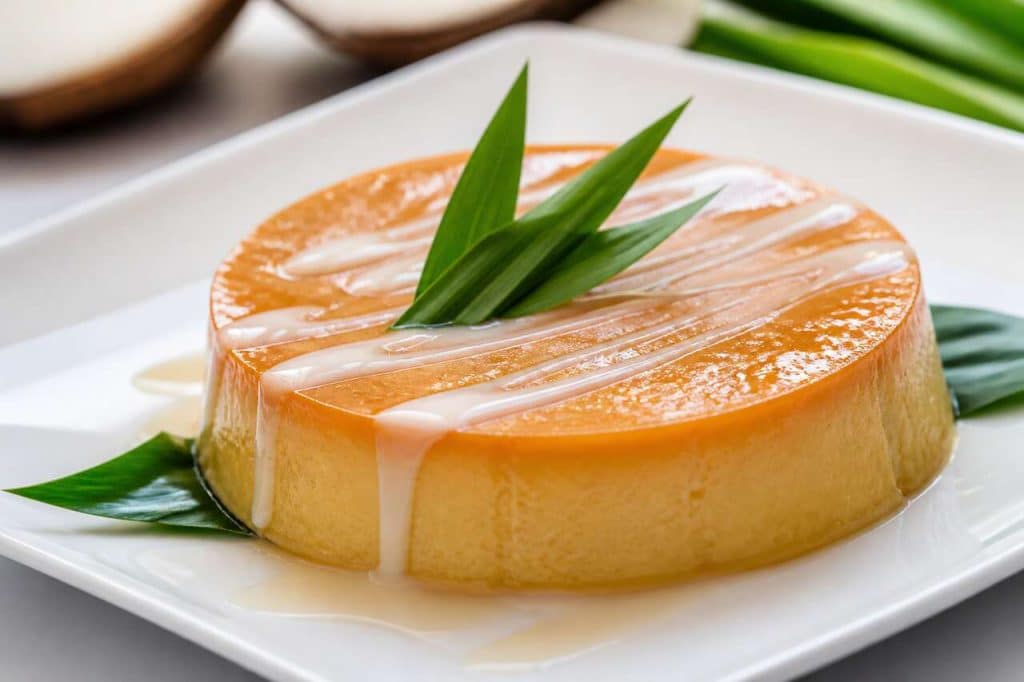 Recette du flan thaï au lait de coco