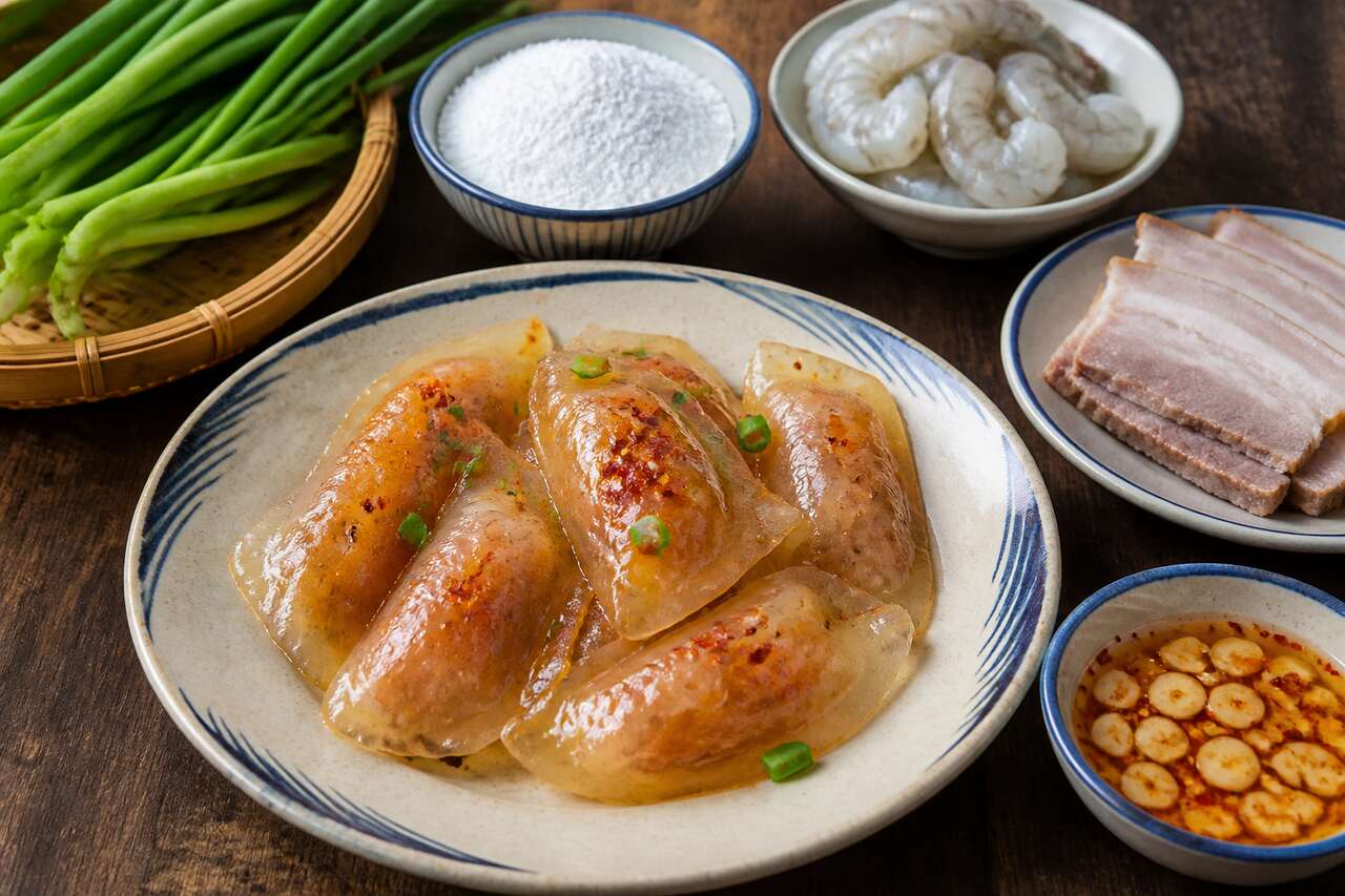 Recette authentique des raviolis de Hué (bánh bột lọc)