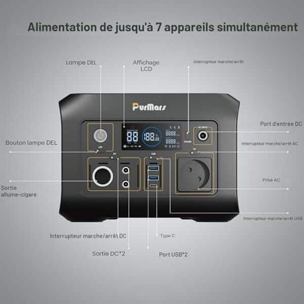 Découvrez notre test détaillé de la PurMars Power Station portable 300W : performances réelles, autonomie, avantages et inconvénients pour choisir votre station d'énergie. 
