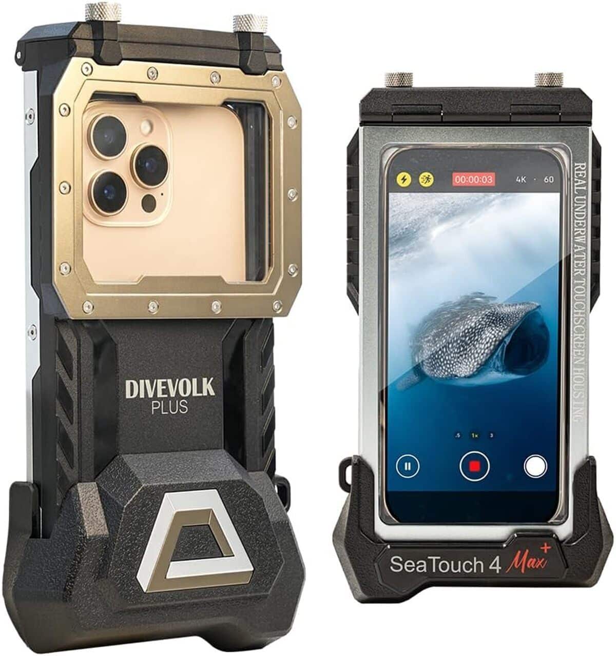 Test du caisson DIVEVOLK Seatouch 4 Max Plus pour iPhone en plongée