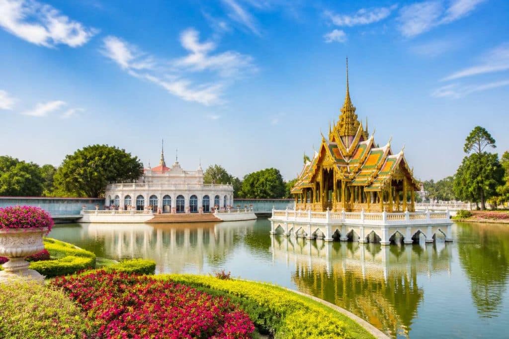 Visite du palais royal de Bang Pa-In en Thaïlande