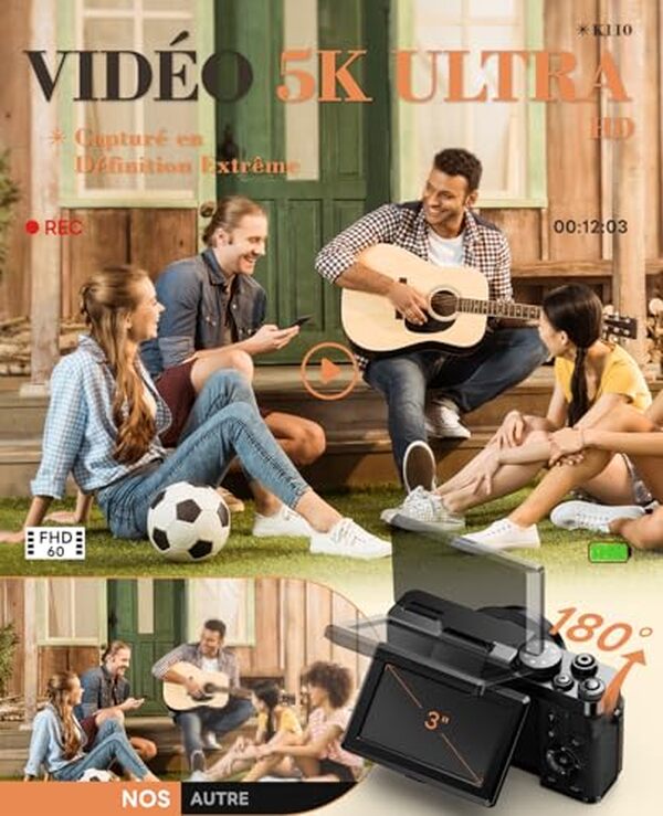 Découvrez notre test détaillé de l'appareil photo NBD 5K 64MP. Un appareil rétro haute performance : qualité d'image 5K, capteur 64MP et fonctionnalités professionnelles pour tous les photographes. 
