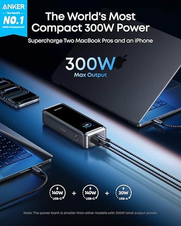 Découvrez notre test complet du bundle Anker prime : batterie externe 26250mAh 300W avec câble USB-C haute performance pour recharger tous vos appareils