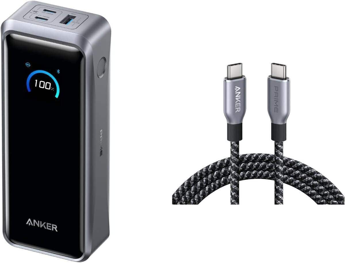 Test Anker bundle prime : batterie externe 26250mAh 300W et câble USB C