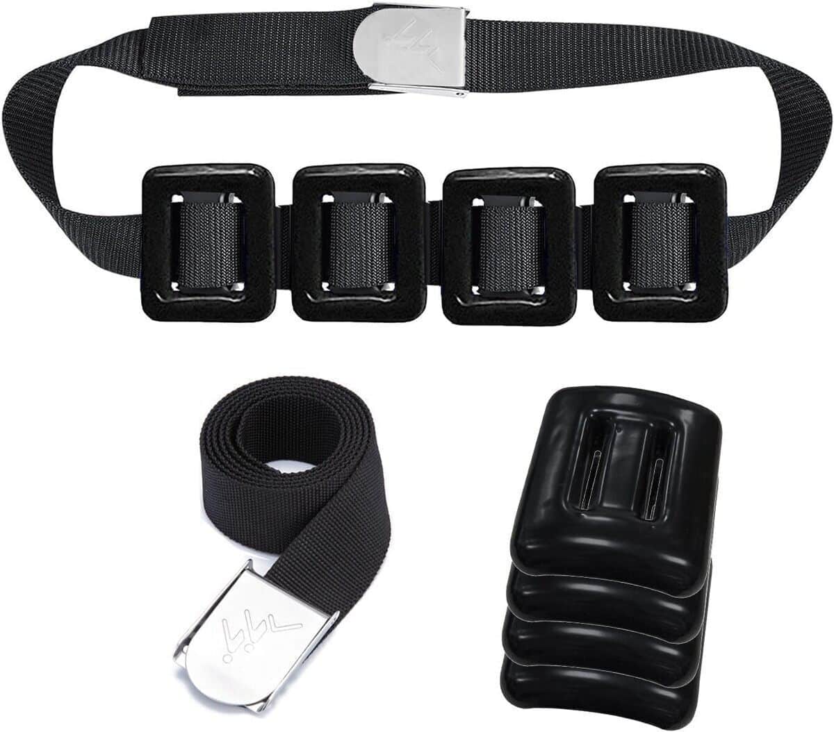 Test de la ceinture de plongée MOPHOEXII avec poids en plomb