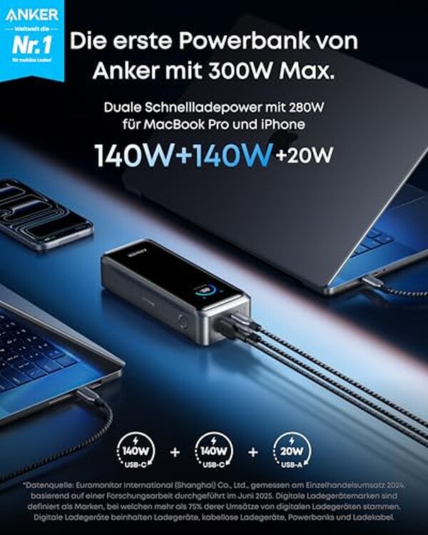 Test détaillé de la batterie externe Anker Prime 26250 mAh avec station de charge. Découvrez ses performances, autonomie et caractéristiques pour bien choisir votre powerbank.
