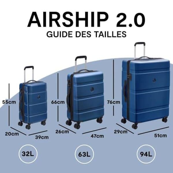 Découvrez notre test complet de la valise soute rigide Delsey Airship 2.0 94L : capacité, durabilité et performance pour vos voyages en avion. 