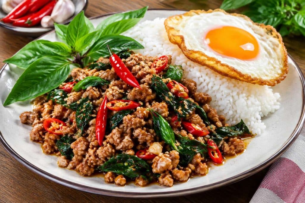 Recette du riz au porc et basilic thaï : un plat savoureux et facile à préparer