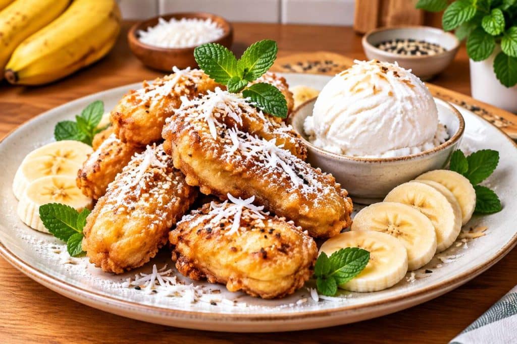 Recette de bananes frites façon thaï
