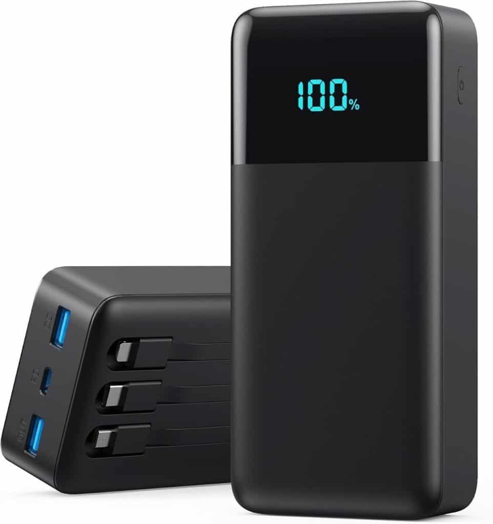 Test de la batterie externe 60 800 mAh USB C : chargeur rapide pour iPhone et Android