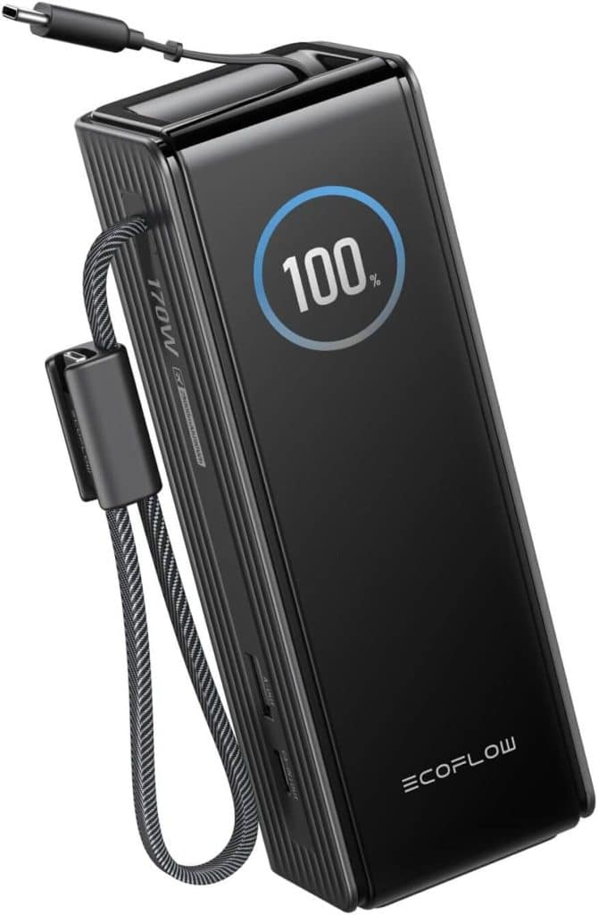 Test de la batterie externe EcoFlow 25000mAh : puissance et ports multiples