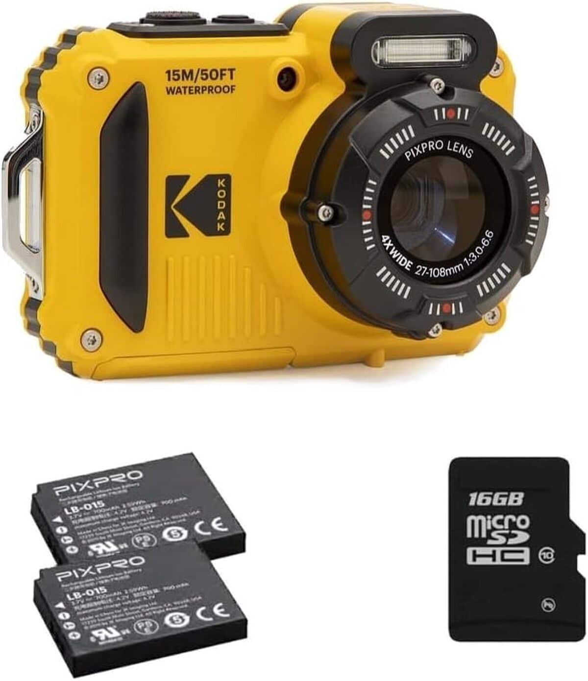 Test : kodak Pixpro WPZ2, l'appareil photo compact étanche et robuste