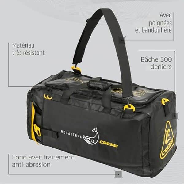 Découvrez notre test complet du sac de plongée Cressi Megattera : un équipement étanche et pratique pour vos sorties de plongée sous-marine en toute sécurité. 