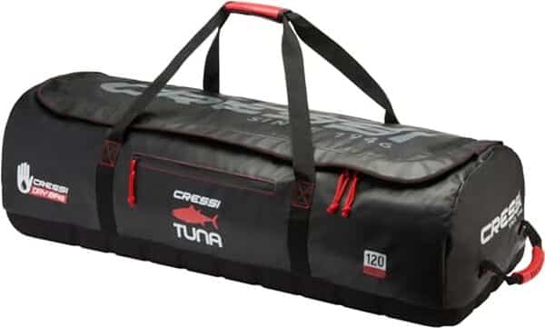 Découvrez notre test complet du sac Cressi Tuna Bag 120 LT : capacité généreuse, mobilité optimale et qualité professionnelle pour tous vos équipements de plongée. 