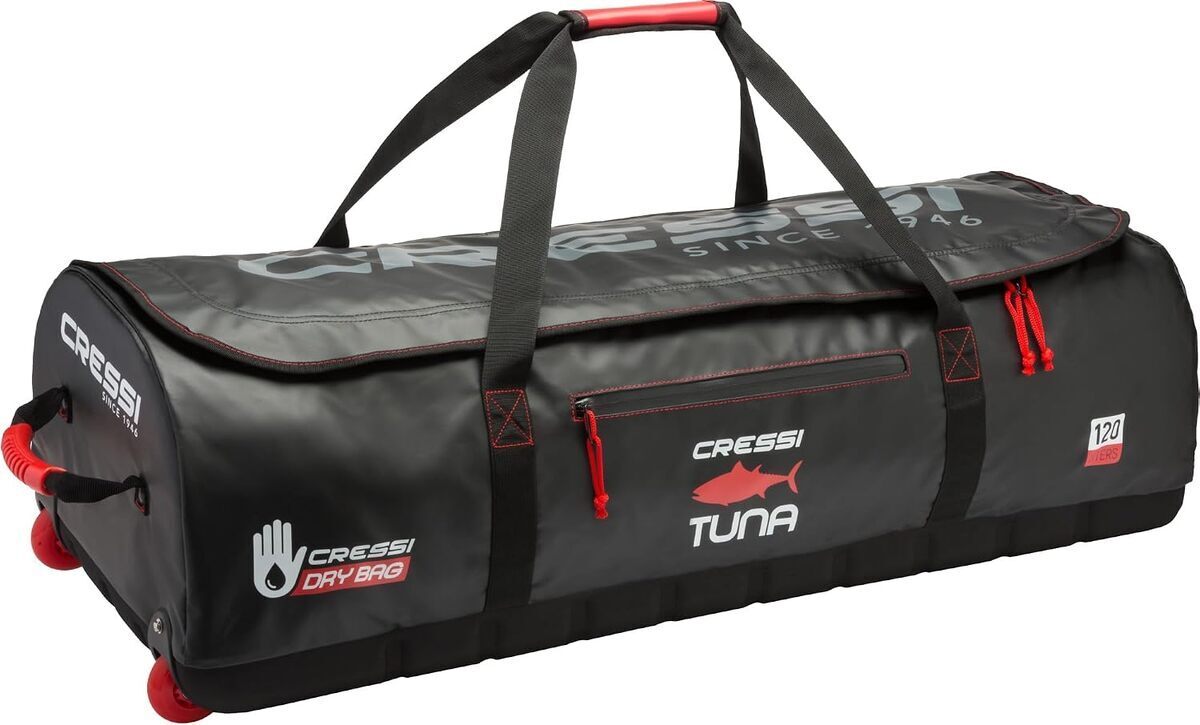 Test du sac Cressi Tuna Bag 120 LT : capacité et mobilité